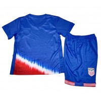 Camisa de time de futebol Estados Unidos Replicas 2º Equipamento Infantil Copa America 2024 Manga Curta (+ Calças curtas)